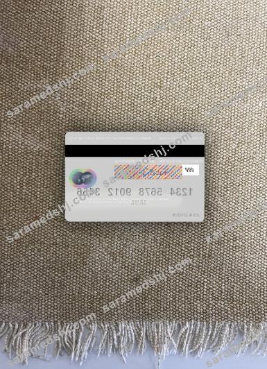 Kuwait Gulf Bank mastercard photolook back